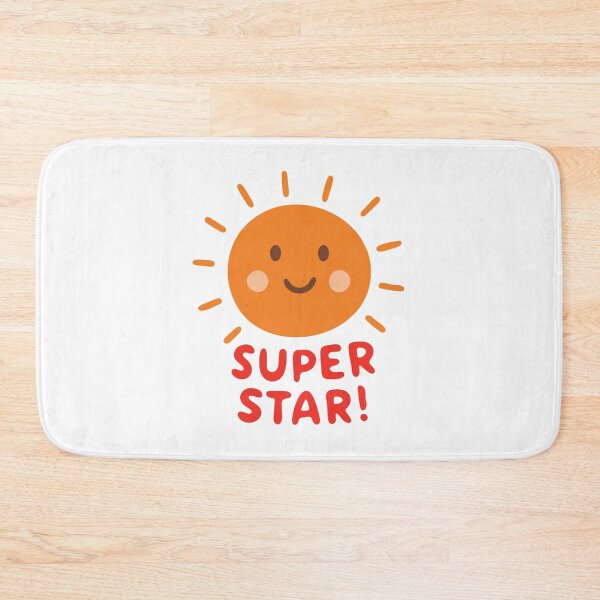 Item preview, Cute Sun Line Art “Super Star” | Kawaii Sunshine Cartoon Illustration designed and sold by JOOKDesign.