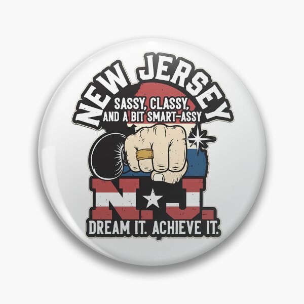 Item preview, New Jersey Sassy Classy Smart-Assy - NJ Pride Graphic designed and sold by JerseyGirls.