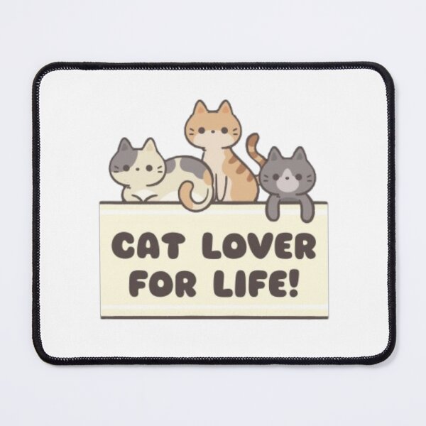 Item preview, Cat Lover For Life Cute Kawaii Cats Forever Cat Owner Gift designed and sold by Sanika arts .