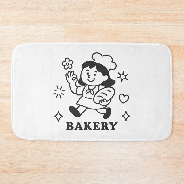Item preview, Cute Bakery Baker Illustration | Kawaii Pastry Chef Cartoon Design designed and sold by JOOKDesign.