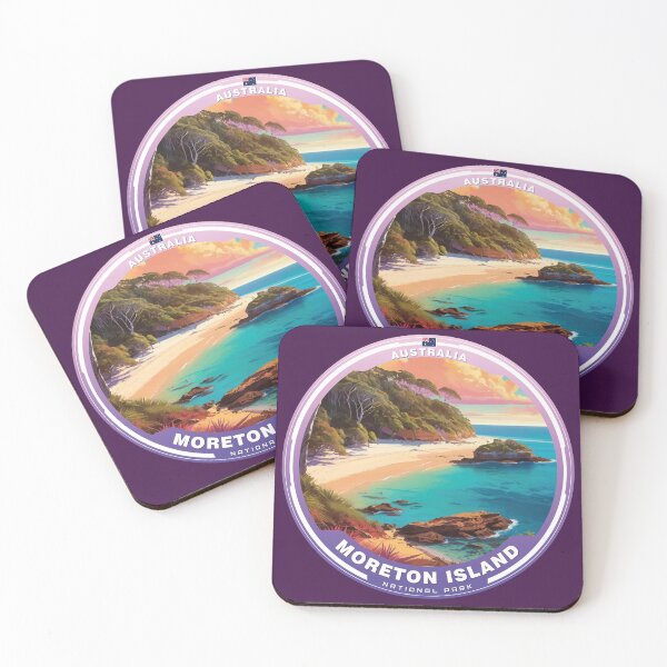 Item preview, MORETON ISLAND National Park Australia designed and sold by Thistle-TShop.