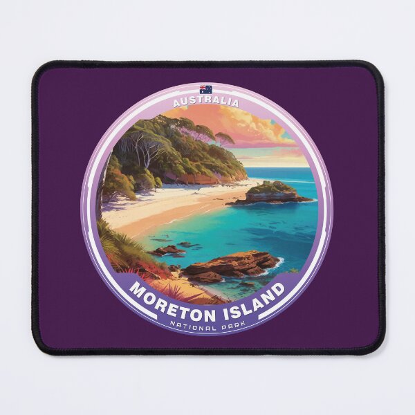 Item preview, MORETON ISLAND National Park Australia designed and sold by Thistle-TShop.