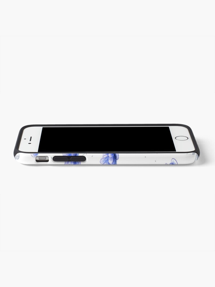 Coque iPhone 'Fleur bleue' : autre vue