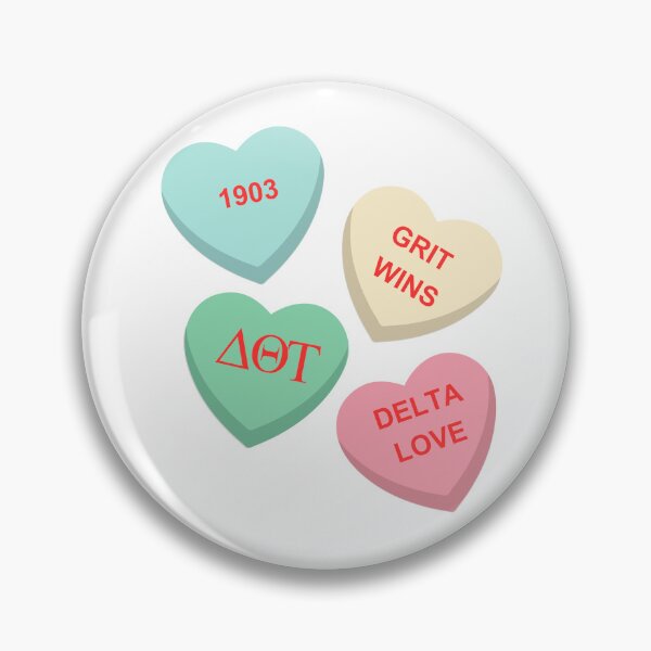 Item preview, Delta Theta Tau Candy Hearts designed and sold by dttomicronomega.