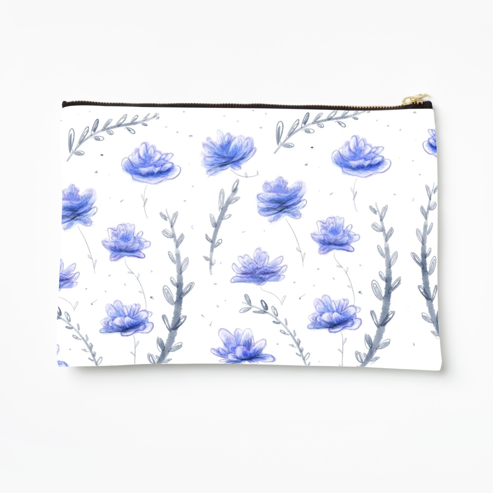 Pochette « Fleur bleue»