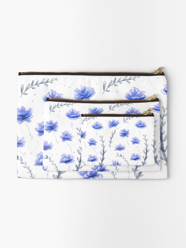 Pochette 'Fleur bleue' : autre vue