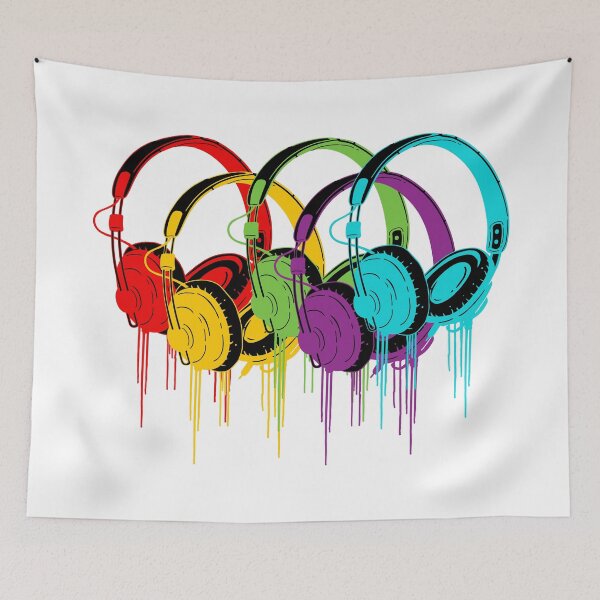 Item preview, Colorful headphones designed and sold by anziehend.