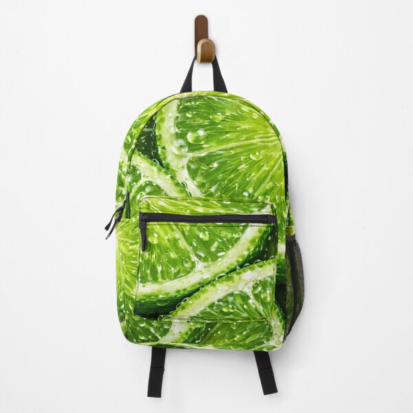 Item preview, Zesty Lime Slices with Dew Drops designed and sold by Kaleidoscope Print.