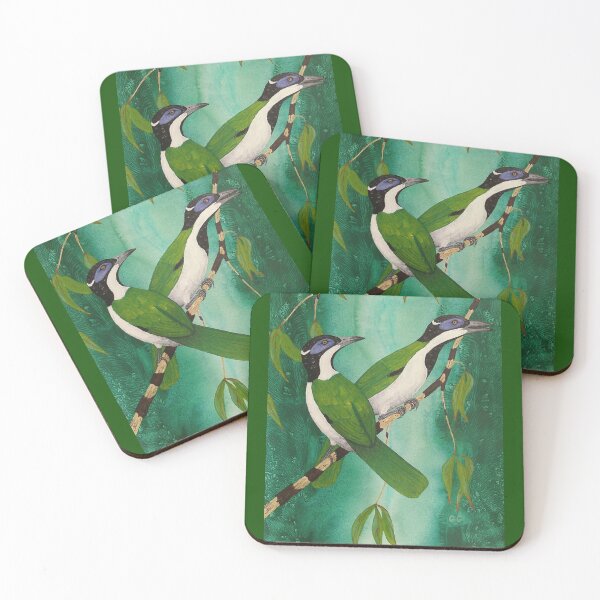 Item preview, Blue-Faced Honeyeaters - bird painting, bird art designed and sold by Garry Greenwood.