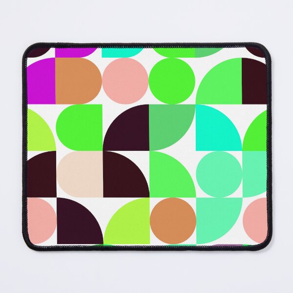 Item preview, Mid-Century Modern Abstract Vibrant Colorful Geometric Designs Pattern designed and sold by DEC02.