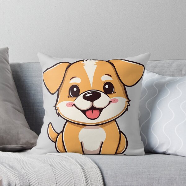 Item preview, Happy Dog Cute Illustration designed and sold by Mood Craft.