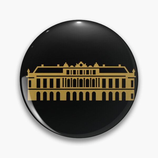 Item preview, Minimalist Buckingham Palace Gold Silhouette designed and sold by Artskit.