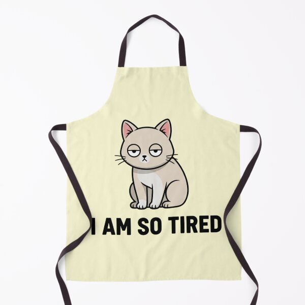 Item preview, Emotionally Exhausted Cat | Relatable Burnout Meme Sticker designed and sold by ZyxDes.