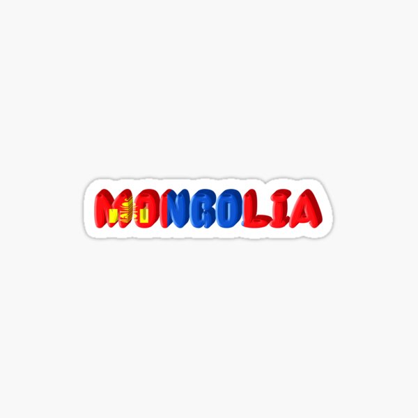 Aperçu de l'œuvre Mongolie! créée et vendue par DoodleDashCollective.