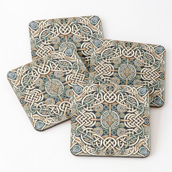 Item preview, Celtic Knot Symbol Print Pattern designed and sold by PinUpPizzazz.