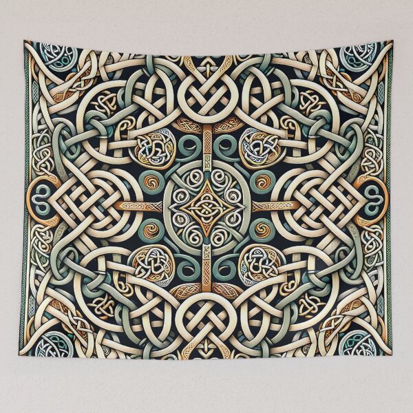 Item preview, Celtic Knot Symbol Print Pattern designed and sold by PinUpPizzazz.