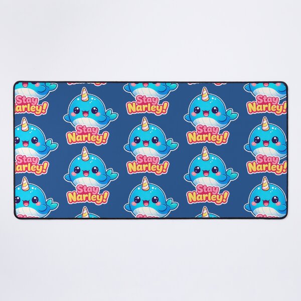 Item preview, Stay Narley Cute Kawaii Narwhal Unicorn Whale Pun Design designed and sold by StickaTime.
