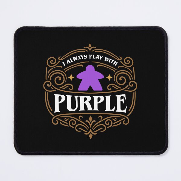 Item preview, I Always Play with Purple Meeple Board Games designed and sold by pixeptional.