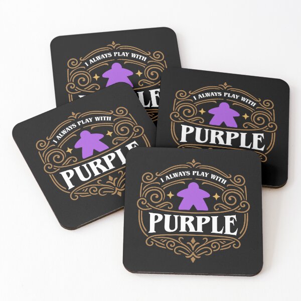 Item preview, I Always Play with Purple Meeple Board Games designed and sold by pixeptional.