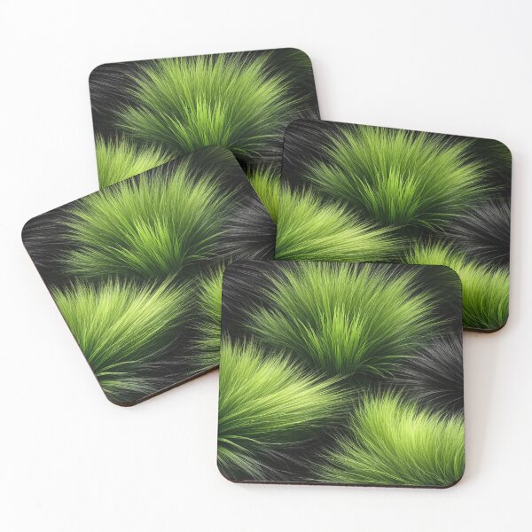 Item preview, Neon Green Fur Texture on Black designed and sold by Kaleidoscope Print.