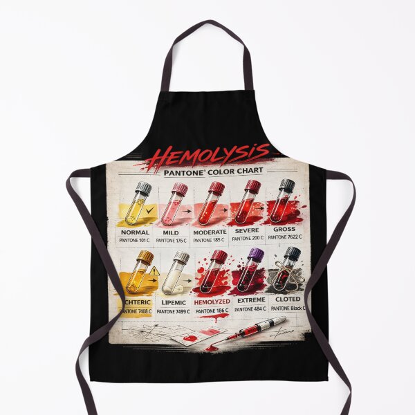Item preview, Hemolysis Lab Color Chart Vintage designed and sold by 97Ts.