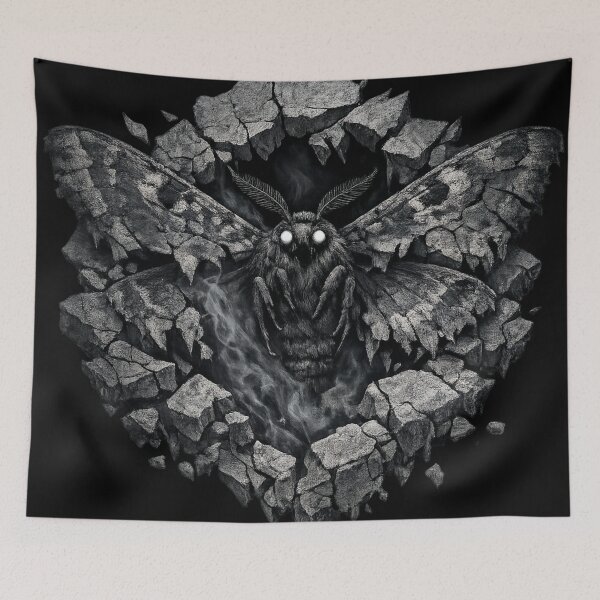 Item preview, Emergence Moth | Gothic Rupture Night Totem designed and sold by Mouraludia.