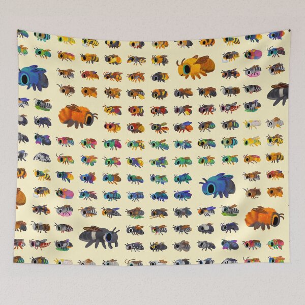 Item preview, Bees - Yellow designed and sold by pikaole.