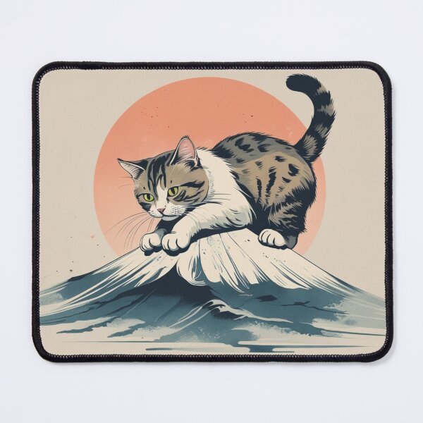 Item preview, The Cat Who Conquered Fuji designed and sold by LEO'S CREATURE　れおずくりーちゃー.
