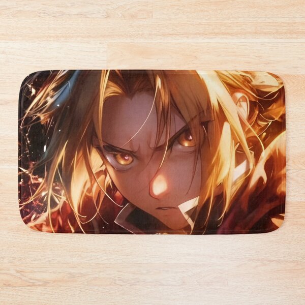 Item preview, FMA - Golden Alchemy Warrior – Fiery Anime Power Aesthetic designed and sold by Dyan4.