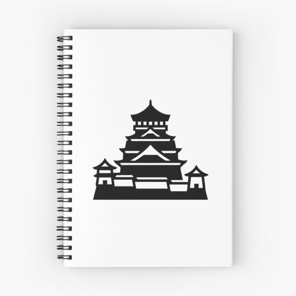 Item preview, Minimalist Himeji Castle Japan Architecture Silhouette designed and sold by Artskit.