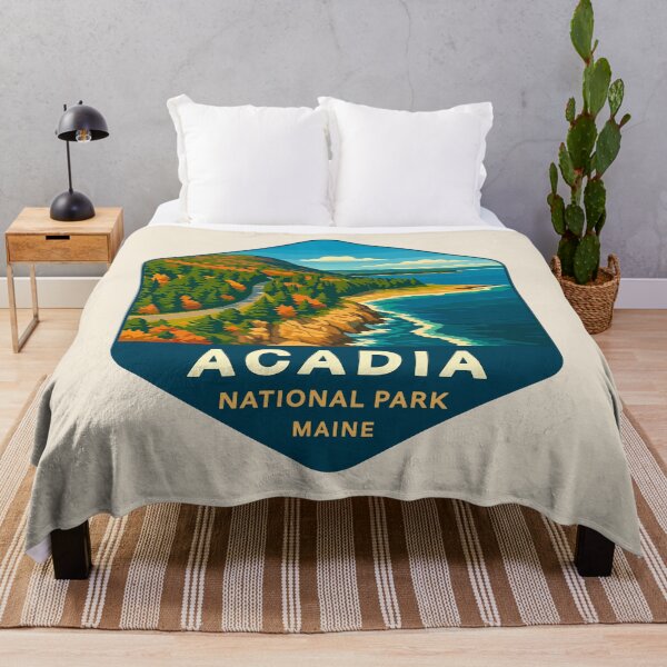 Item preview, Vintage Style Acadia National Park Maine US Retro Design designed and sold by Gideon Emmerich.