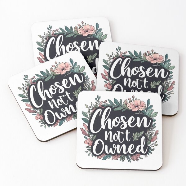 Item preview, Chosen Not Owned – Empowering Floral Aesthetic Sticker designed and sold by NoFilterSociety.