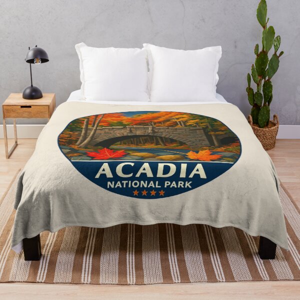 Item preview, Vintage Style Acadia National Park Maine US Retro Design designed and sold by Gideon Emmerich.