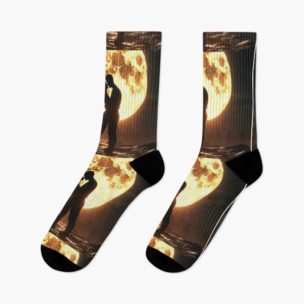 Item preview, Golden Moon Lovers Silhouette designed and sold by PixelVibe782.
