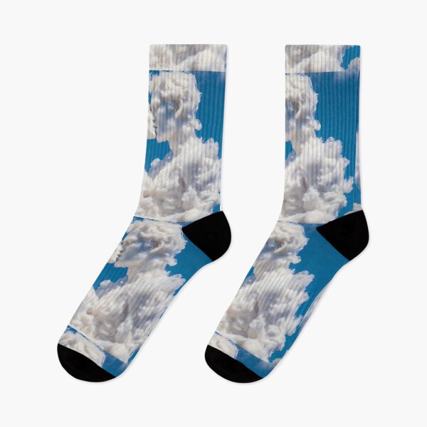 Item preview, Cloud Lovers Kiss in the Blue Sky designed and sold by PixelVibe782.