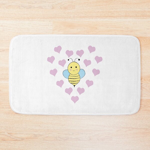 Item preview, Cute Bee surrounded by Hearts designed and sold by Hedgie Designs.