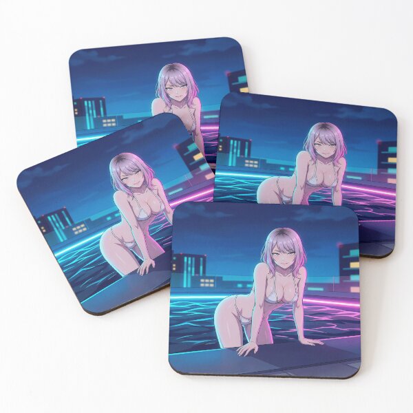 Item preview, Light-Hearted Girl – Night Pool anime designed and sold by stereonut.