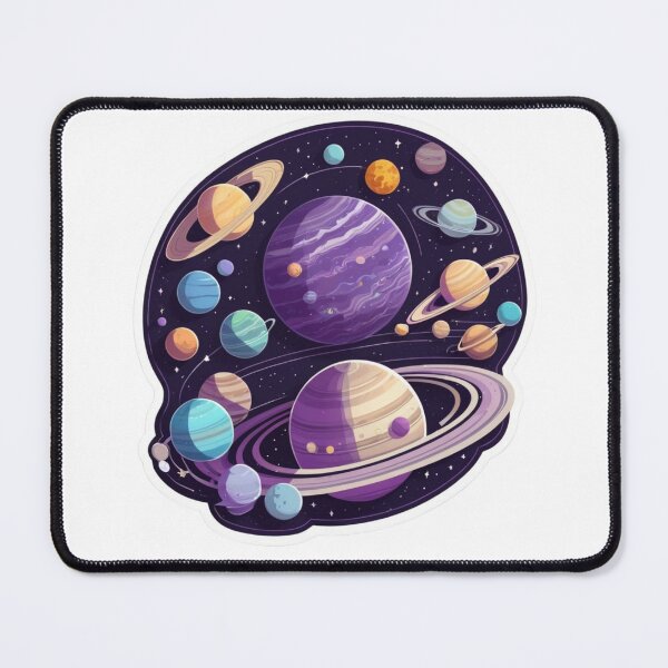 Item preview, Purple Space Sticker - Planetarium designed and sold by shlepyart.