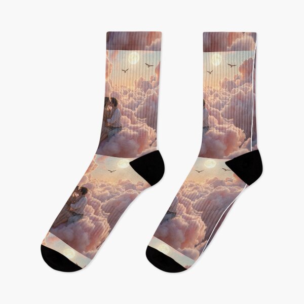 Item preview, Heavenly Lovers on Pink Clouds designed and sold by PixelVibe782.