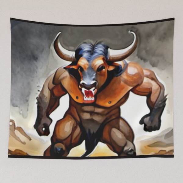 Item preview, Minotaur - AI - Loose Paint Look designed and sold by shakespeare1212.