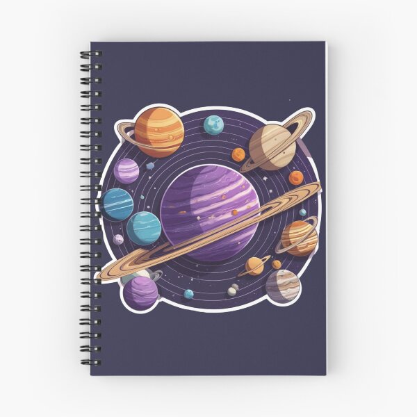 Item preview, Purple Space Sticker - SolarSystem designed and sold by shlepyart.