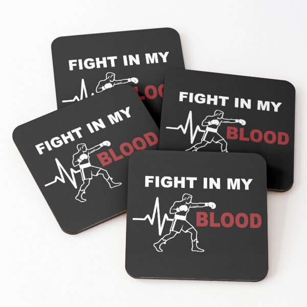Item preview, Fight In My Blood Boxing Motivation designed and sold by OuSfian1.