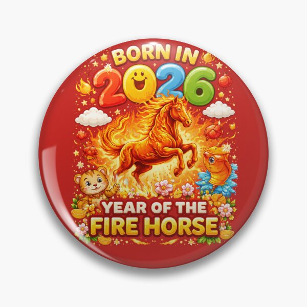 Item preview, Born in 2026 Fire Horse designed and sold by 97Ts.