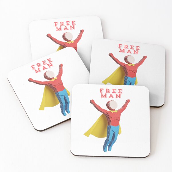 Item preview, Free Man - 3D Paper Cut Style Superhero designed and sold by Unwrapfashion.