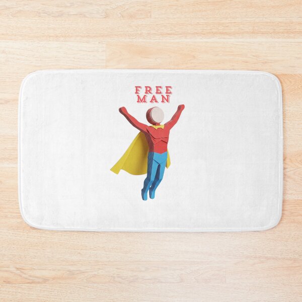 Item preview, Free Man - 3D Paper Cut Style Superhero designed and sold by Unwrapfashion.