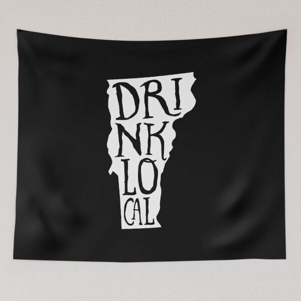 Item preview, Drink Local Vermont State Outline Craft Beer designed and sold by graf1k.