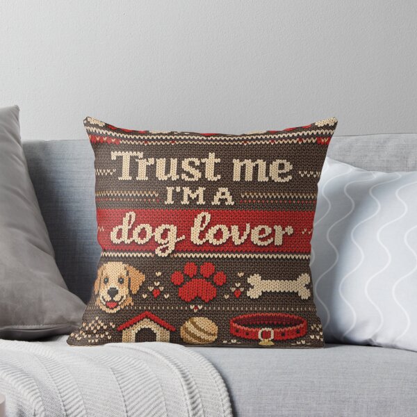 Item preview, Trust me I'm a dog lover knitting pattern designed and sold by Mauswohn.