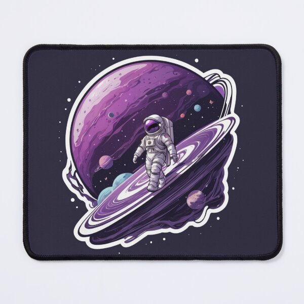 Item preview, Purple Astronaut Sticker - WALK designed and sold by shlepyart.