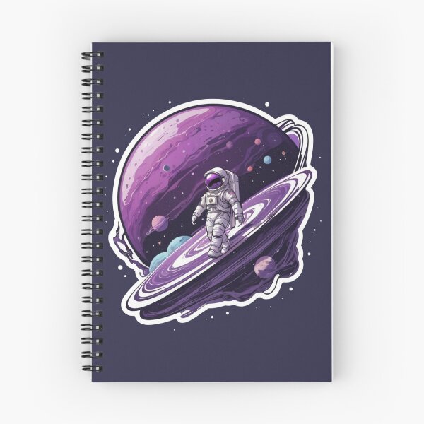 Item preview, Purple Astronaut Sticker - WALK designed and sold by shlepyart.