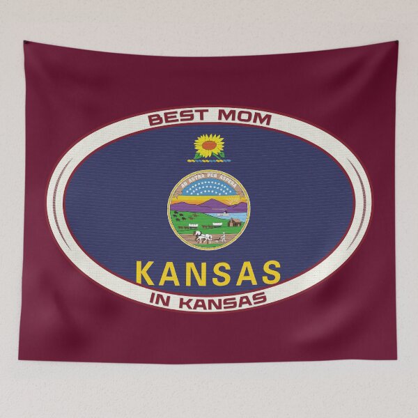 Item preview, Best Mom in Kansas – Mother’s Day designed and sold by Thistle-TShop.